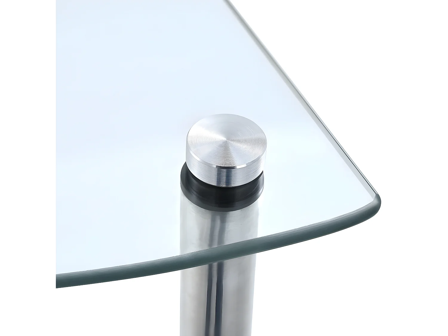 Étagère 5 niveaux Transparent 30x30x130 cm Verre trempé