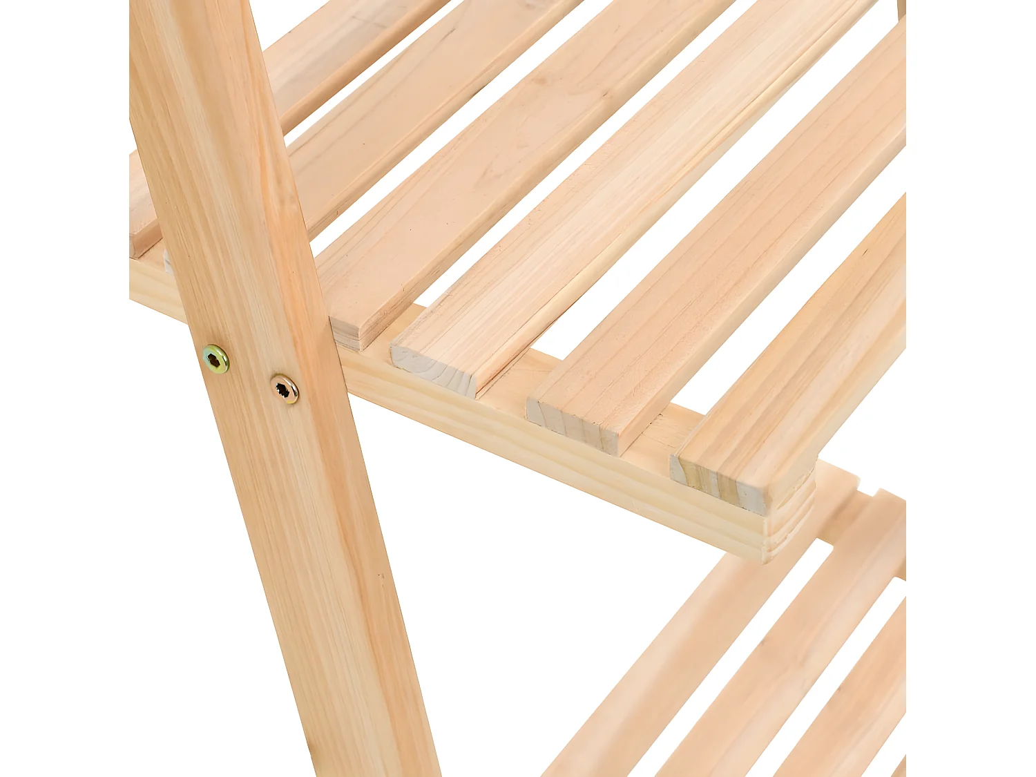 Étagère murale échelle Bois de cèdre 41,5 x 30 x 176 cm