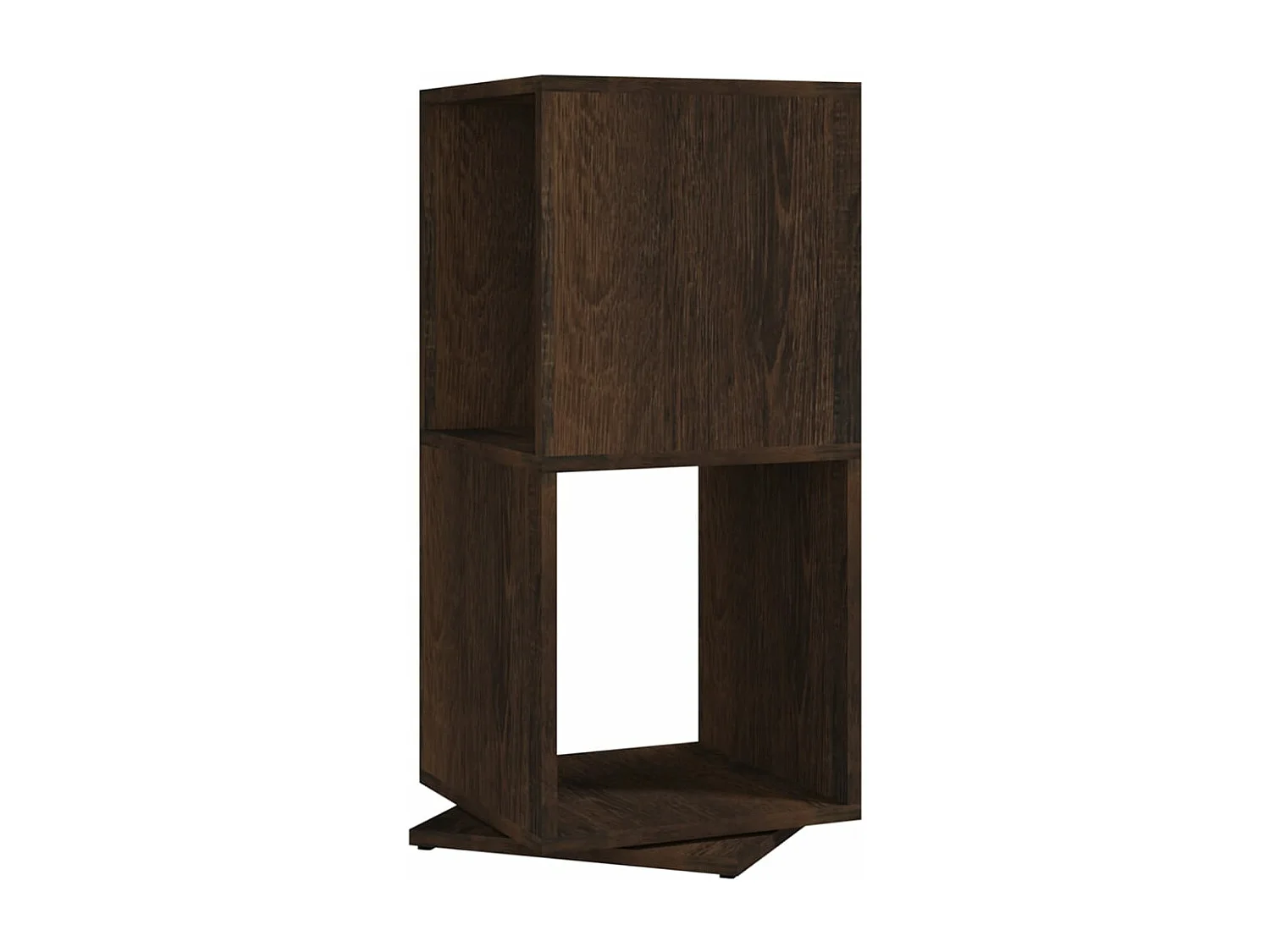 Armoire rotative Chêne fumé 34,5x34,5x75,5 cm Aggloméré
