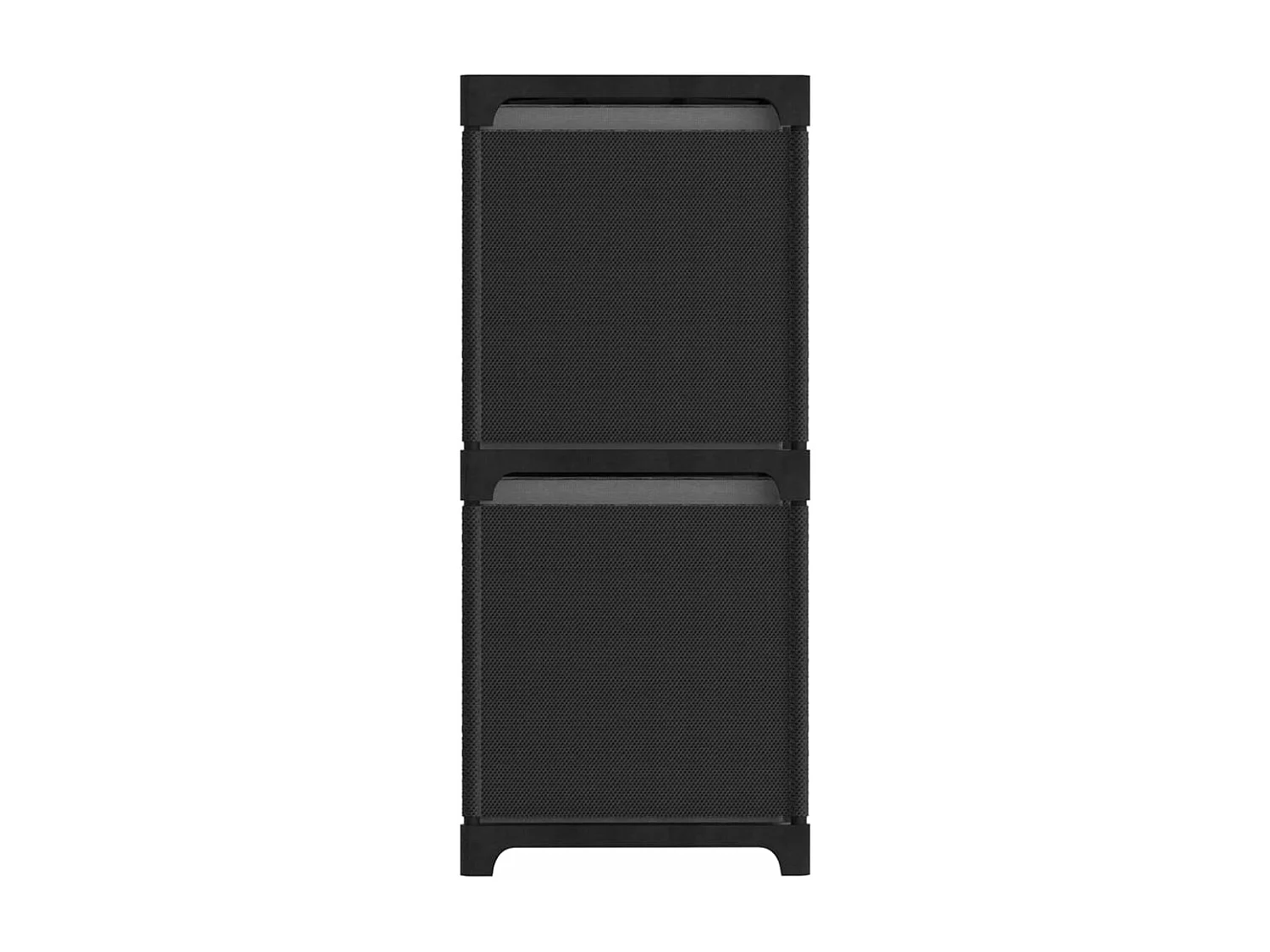 Unidade prateleira 5 cubos c/ caixas 103x30x72,5cm tecido preto