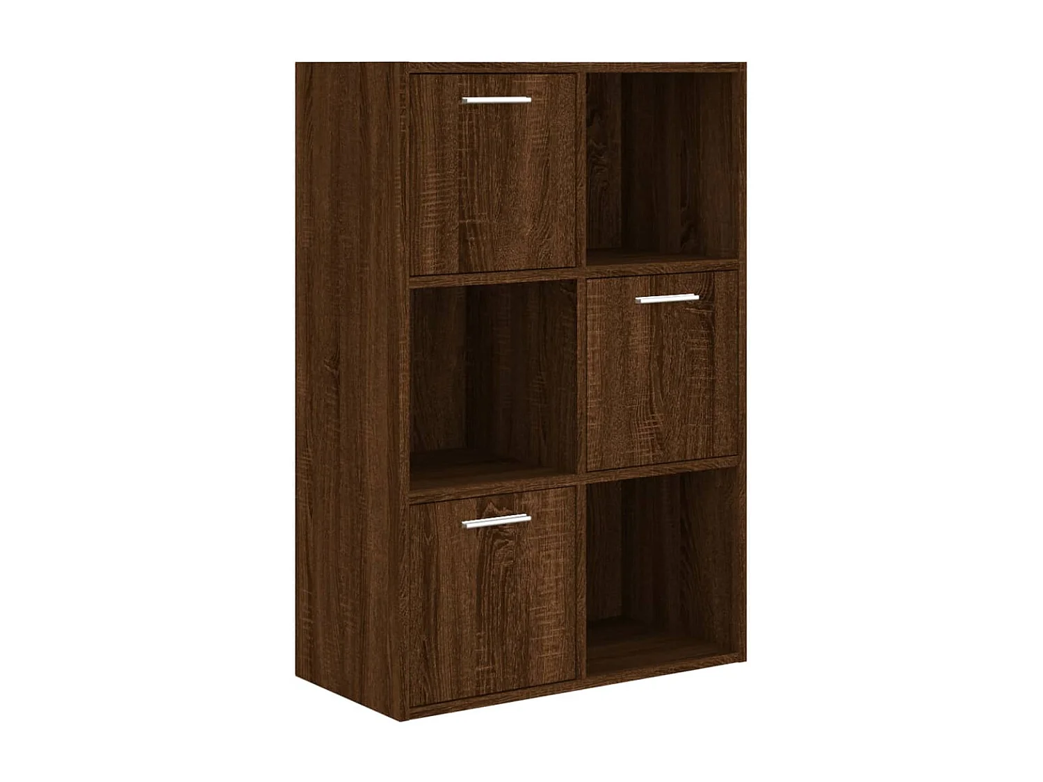 Opbergkast 60x29,5x90 cm bruin eikenkleur