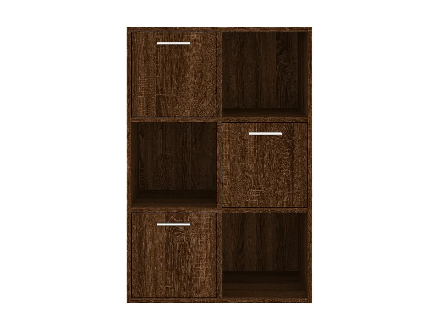 Opbergkast 60x29,5x90 cm bruin eikenkleur