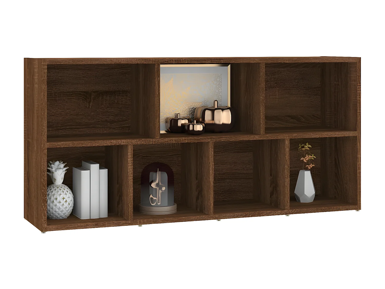 Armoire à livres Chêne marron 50x25x106 cm