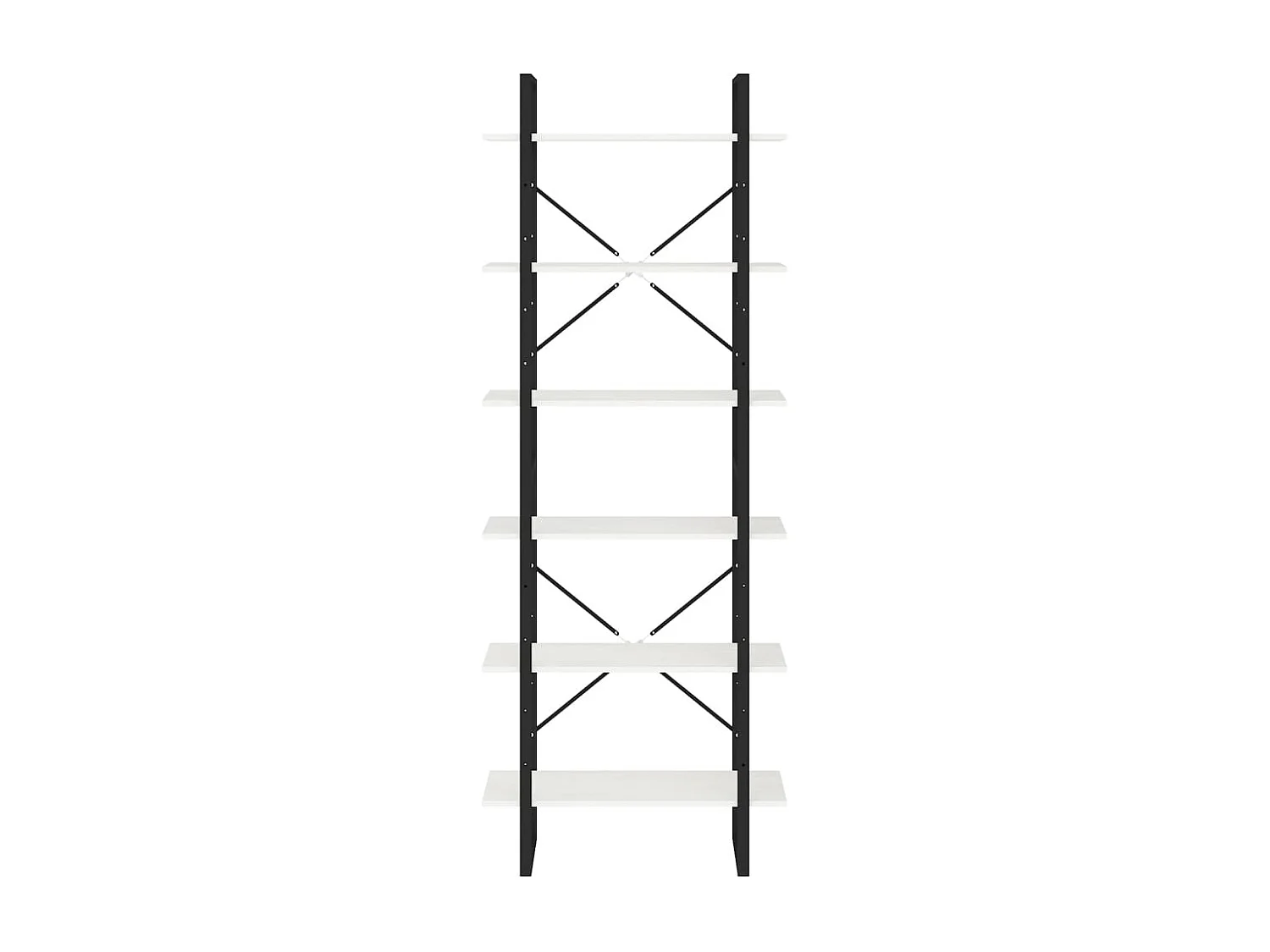 Armoire haute Blanc 80x30x210 cm Bois de pin solide