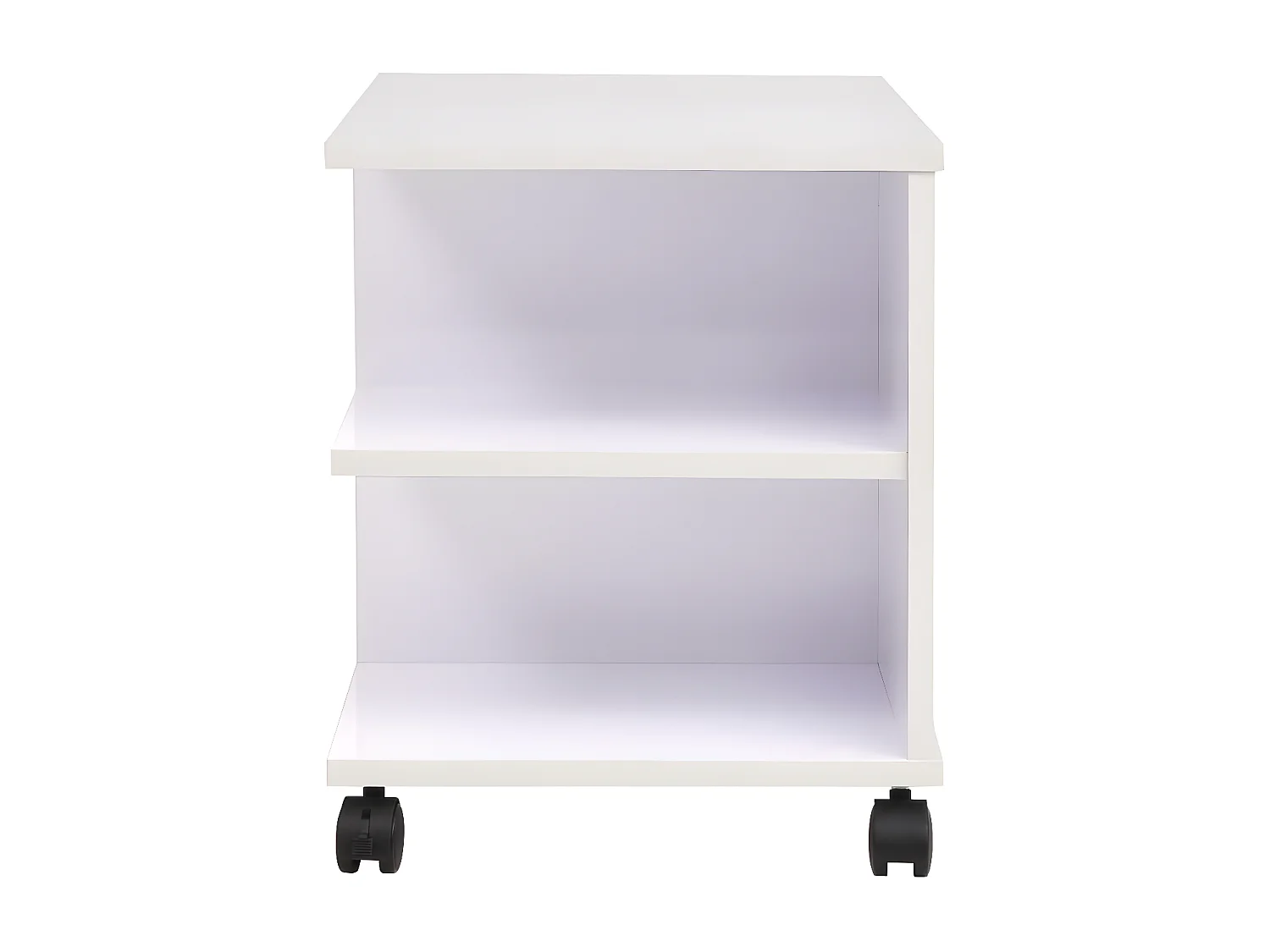 Étagère à roulettes 50 x 35 x 42 cm Blanc
