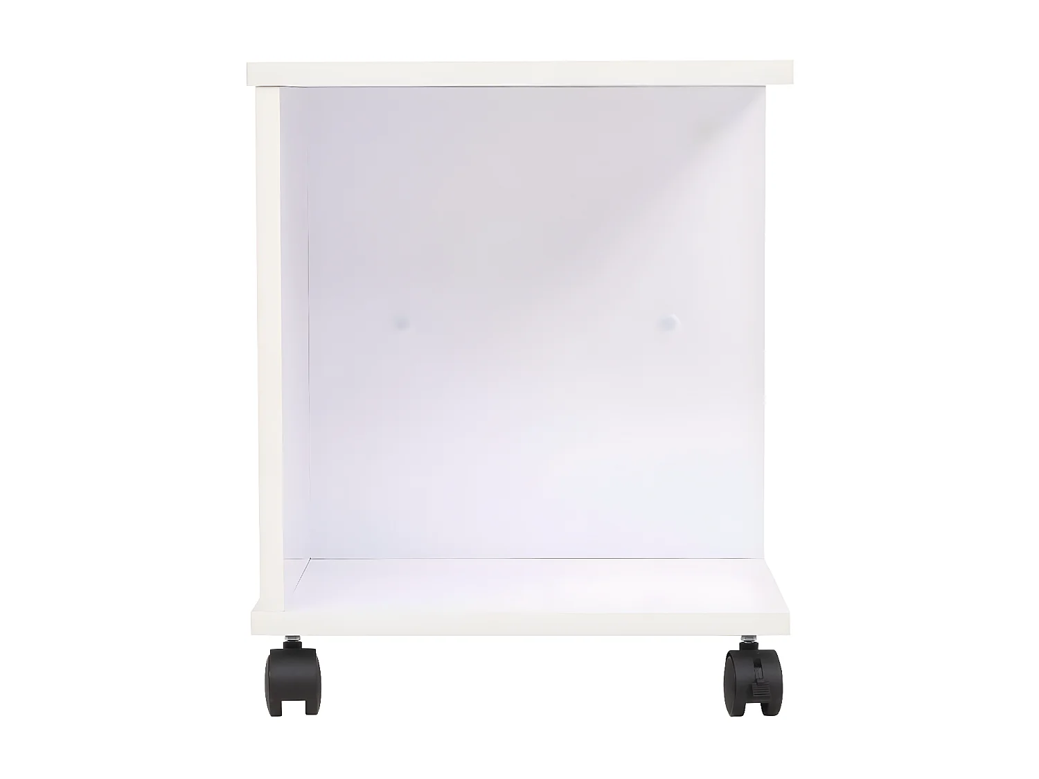 Étagère à roulettes 50 x 35 x 42 cm Blanc