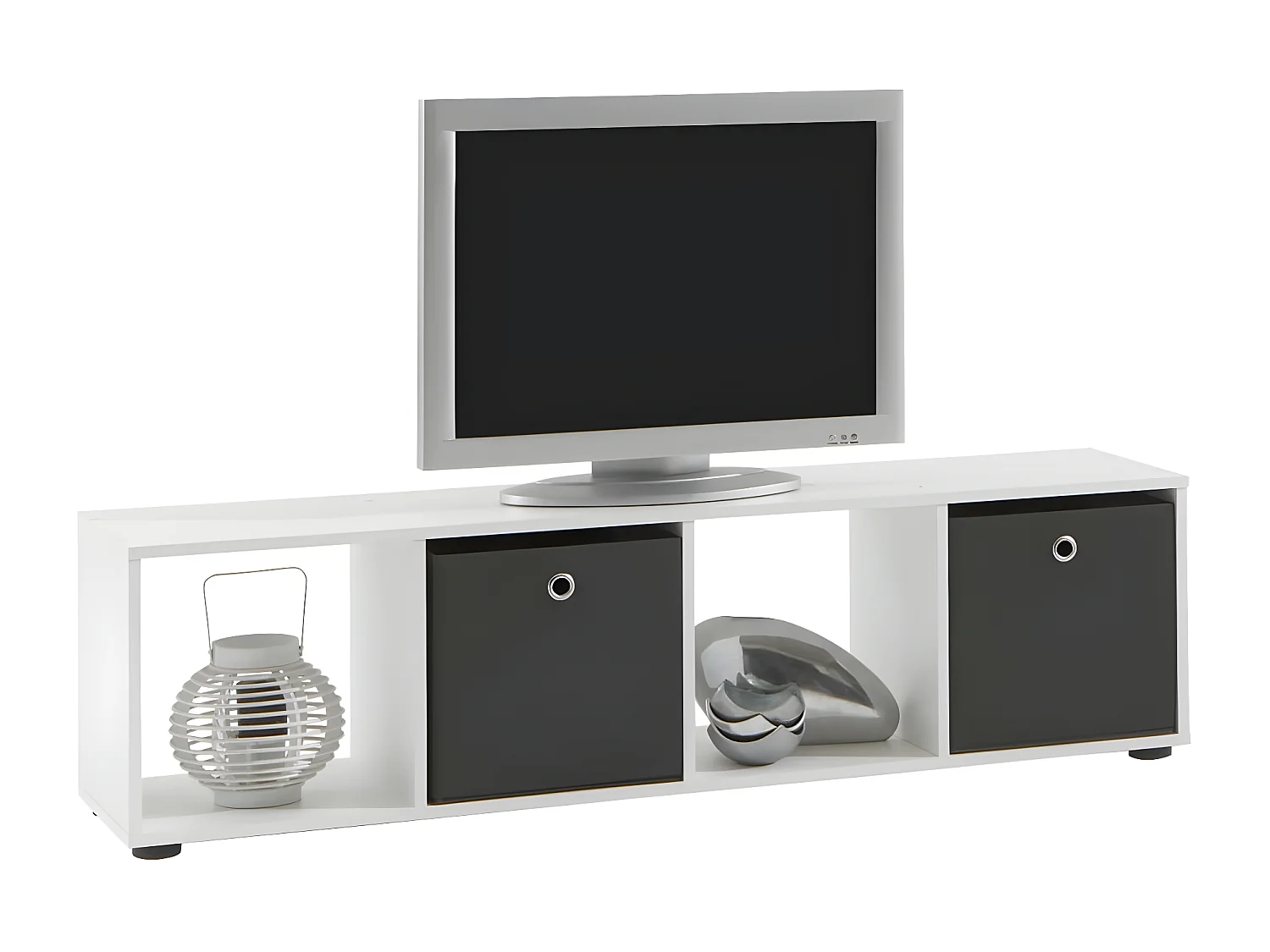 Estante com 4 compartimentos branco