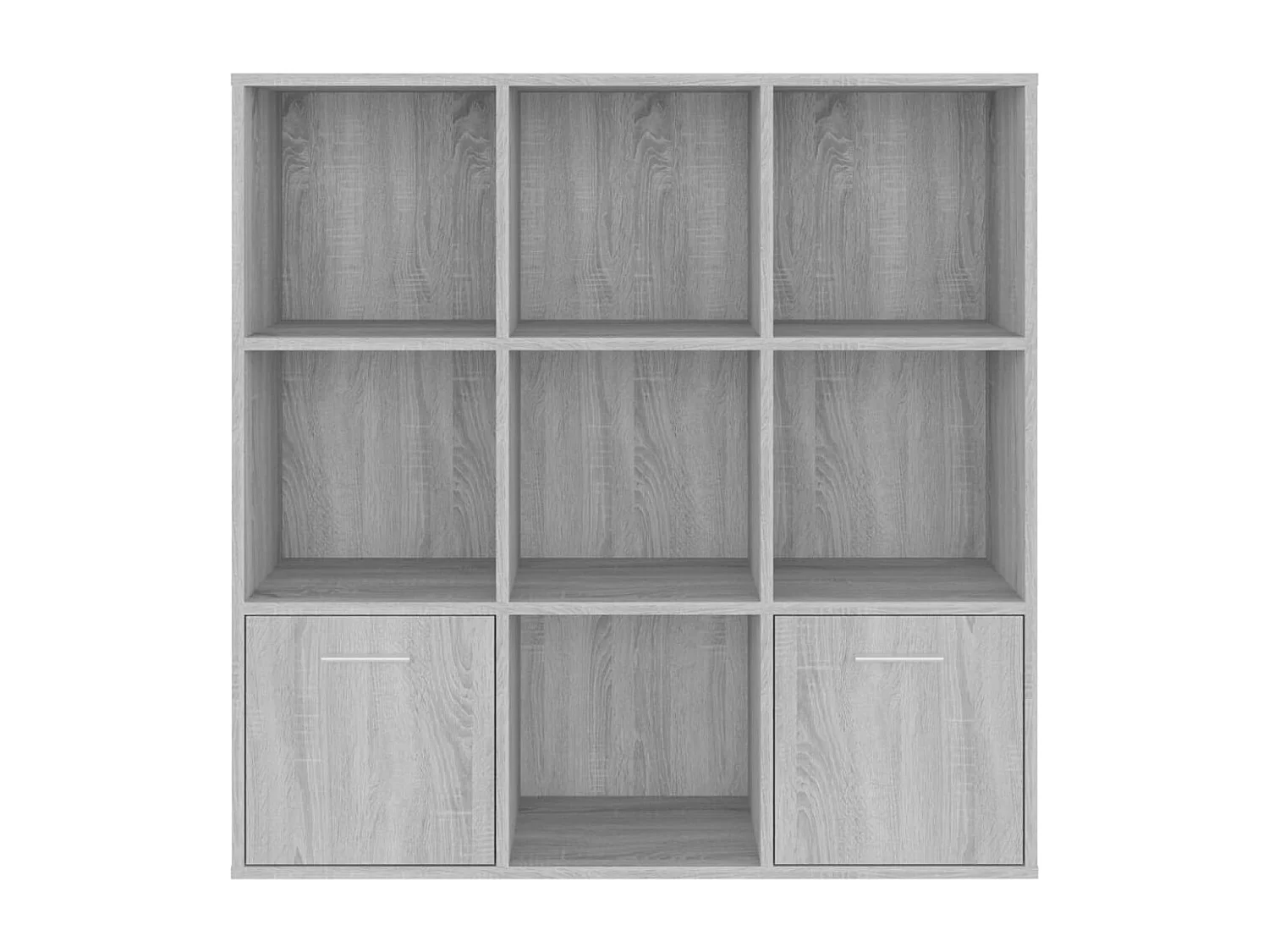 Estante 98x30x98 cm cor cinzento sonoma