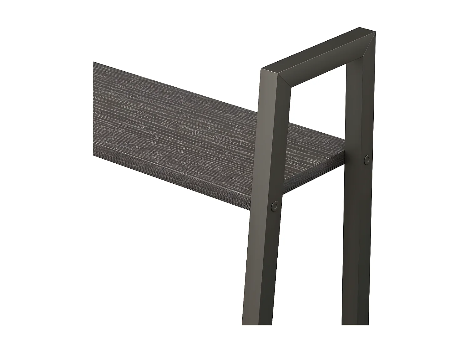 Opbergmeubel met 4 schappen 56x35x140 cm zwart