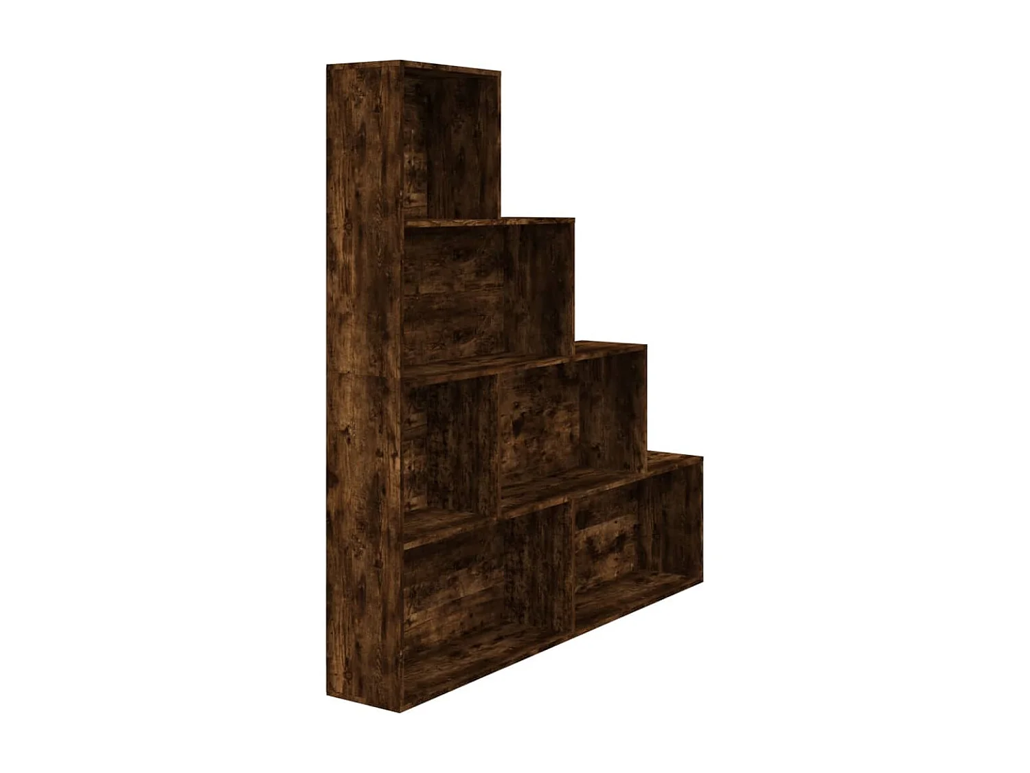 Armoire à livres Chêne fumé 155x24x160 cm