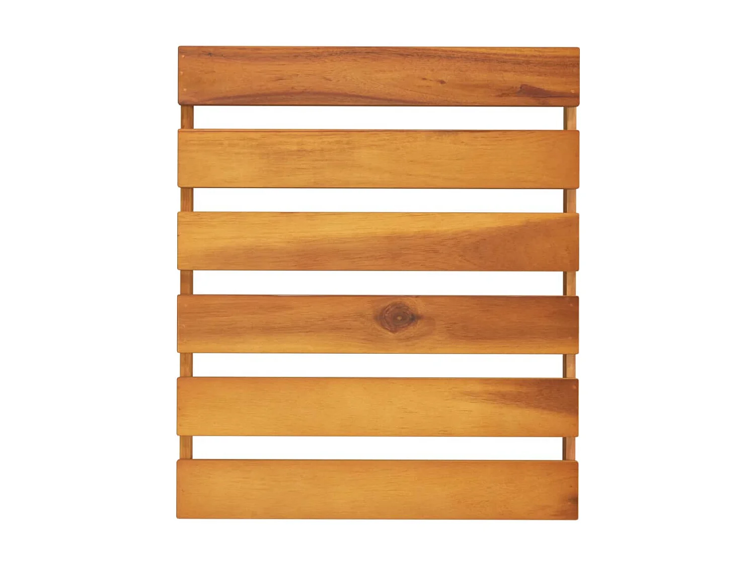 Étagère pliable à 3 niveaux Marron 43x31x63 cm Bois d'acacia