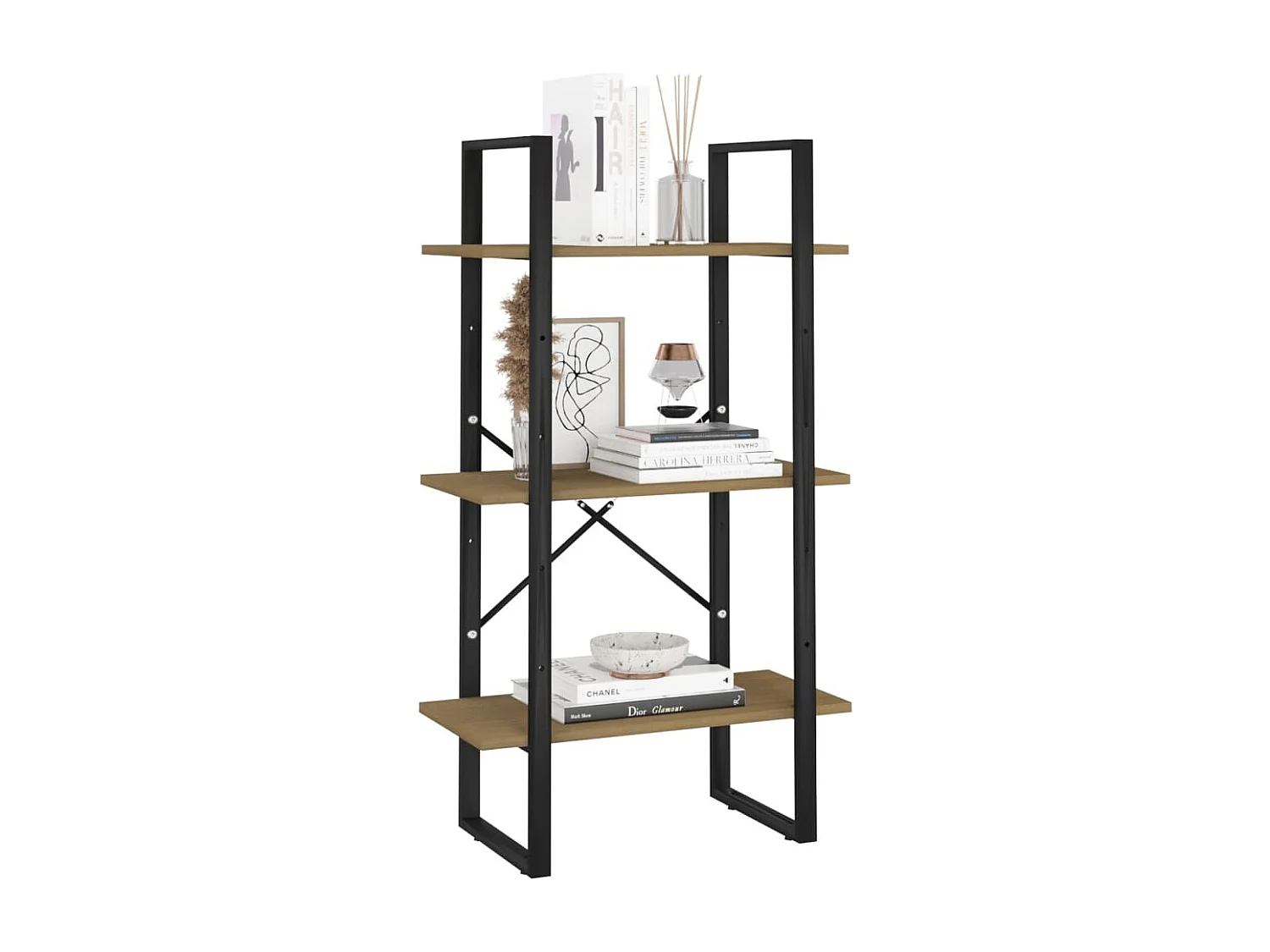 Étagère de rangement Marron 60x30x105 cm Bois de pin massif