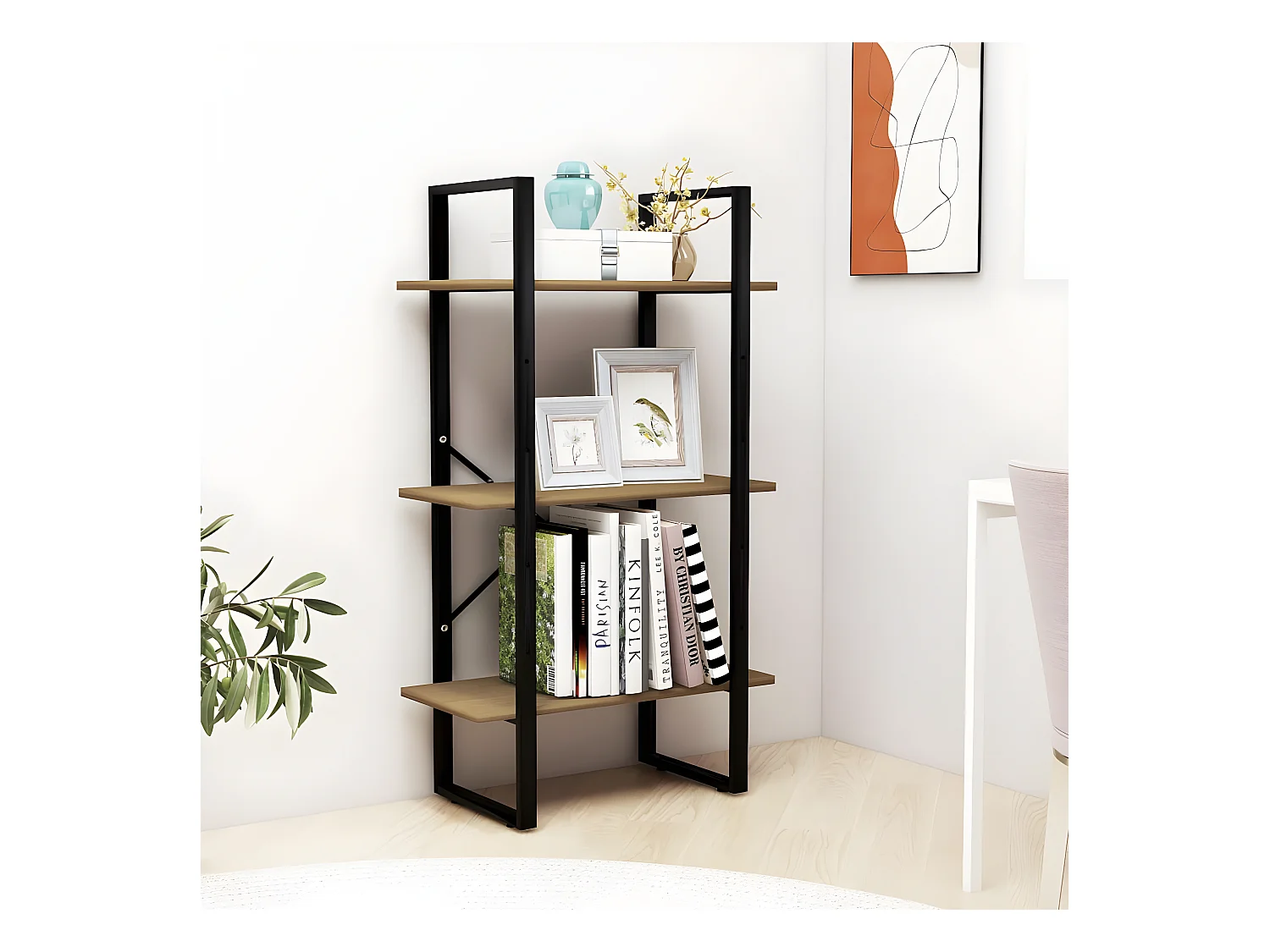 Étagère de rangement Marron 60x30x105 cm Bois de pin massif