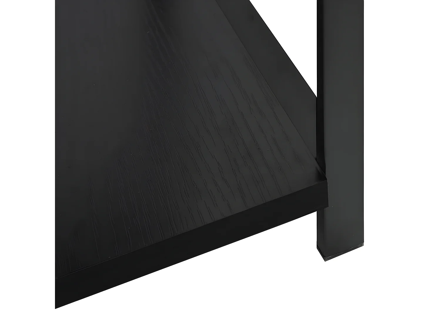 Étagère à livres droite petite Noir 33,5x39,6x79,7 cm Aggloméré