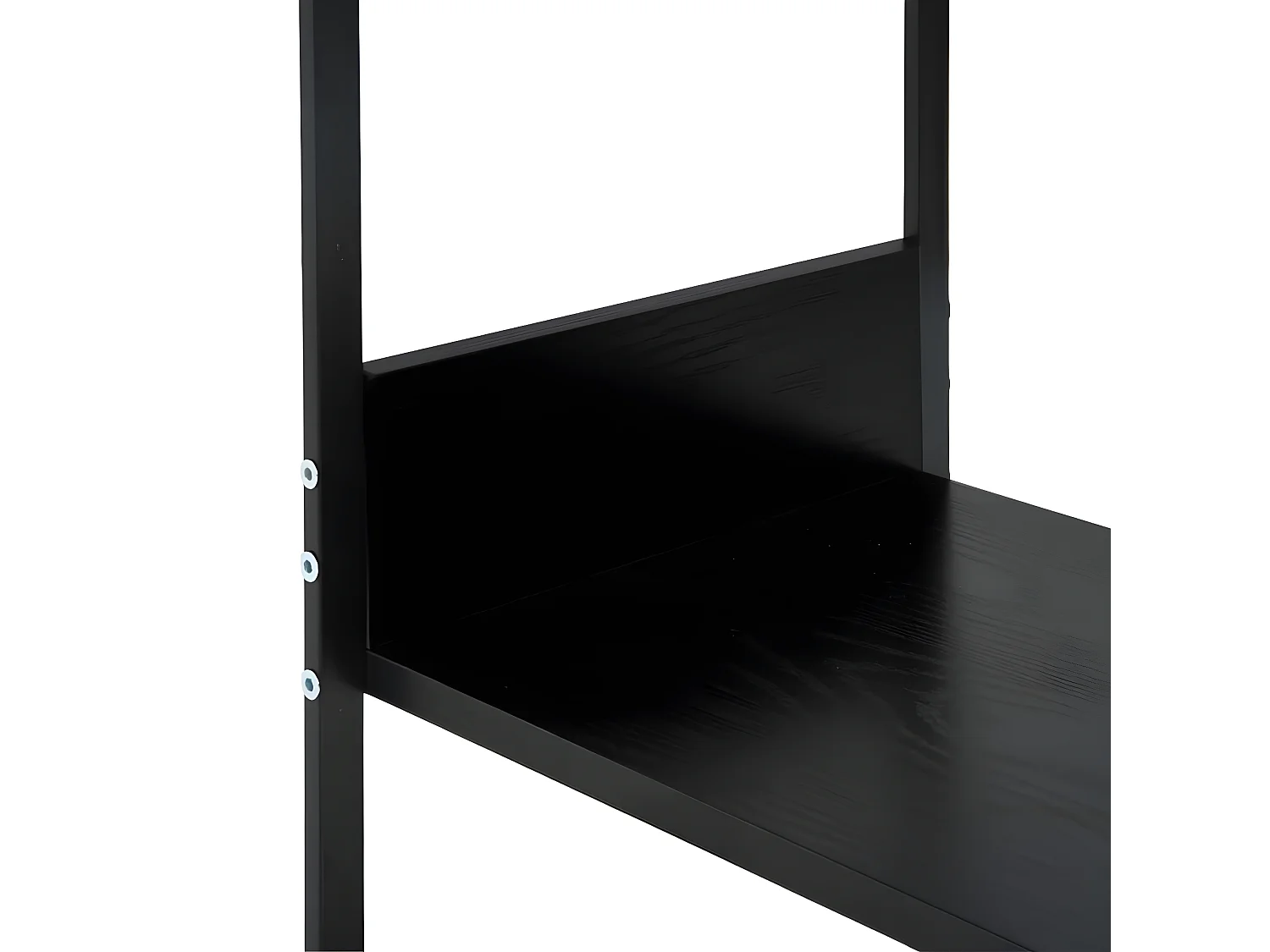 Étagère à livres droite petite Noir 33,5x39,6x79,7 cm Aggloméré