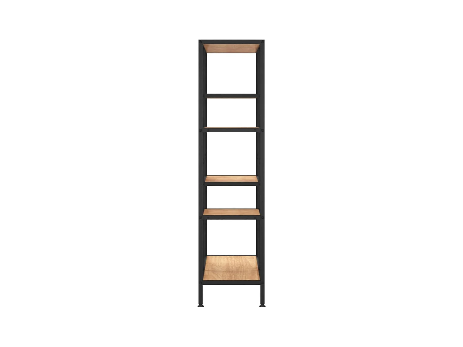 Étagère à livres 80x30x120 cm Acier et bois d'ingénierie