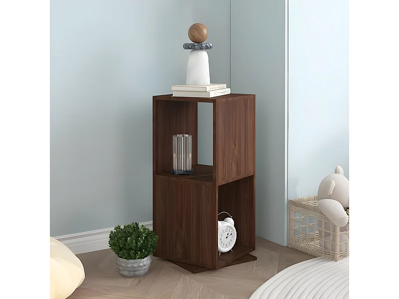 Armoire rotative Chêne marron 34,5x34,5x75,5 cm Aggloméré