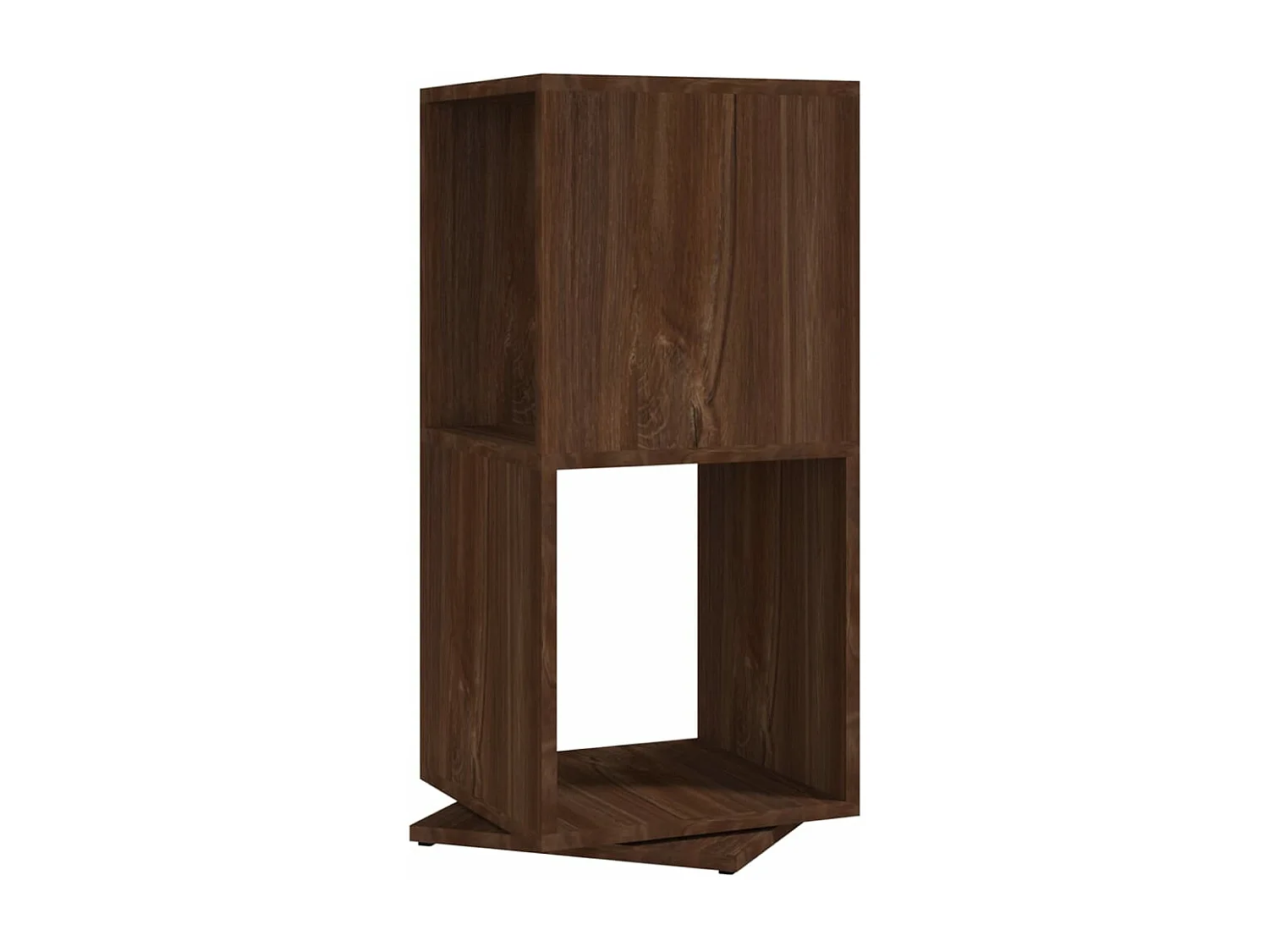 Armoire rotative Chêne marron 34,5x34,5x75,5 cm Aggloméré