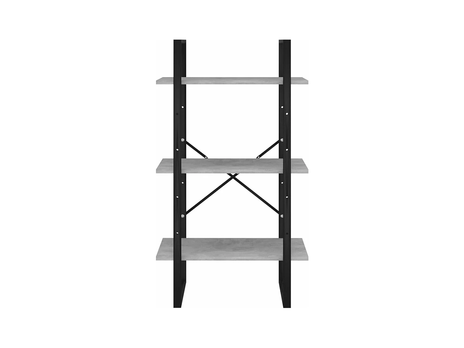 Étagère de rangement Gris béton 60x30x105 cm Aggloméré