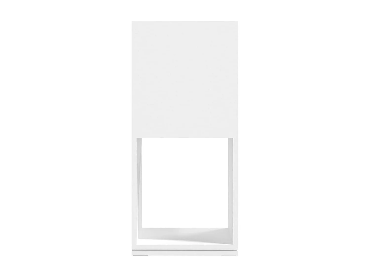 Armario giratorio aglomerado blanco 34,5x34,5x75,5 cm