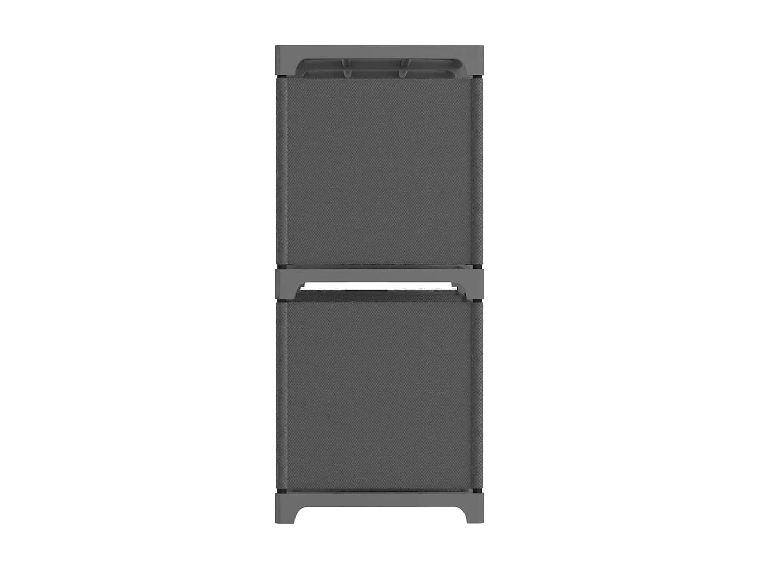 Unidade de prateleiras 5 cubos 103x30x72,5 cm tecido cinzento