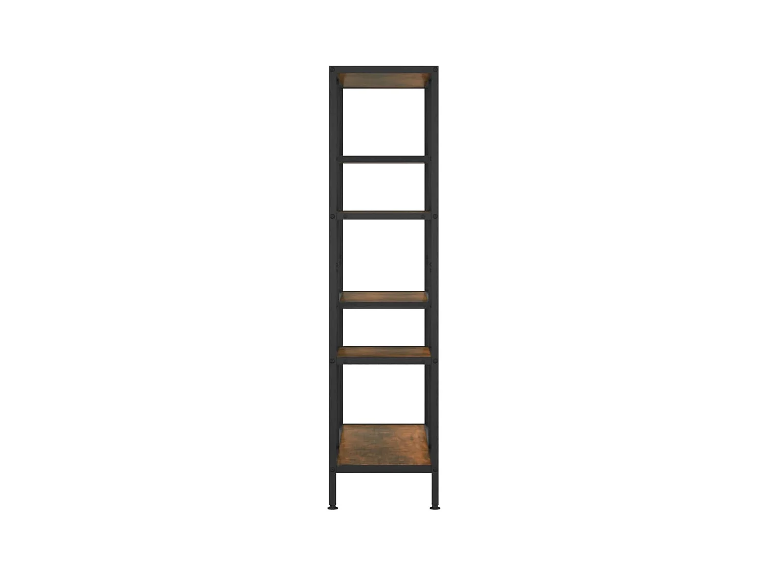 Étagère à livres 80x30x120 cm Acier et bois d'ingénierie