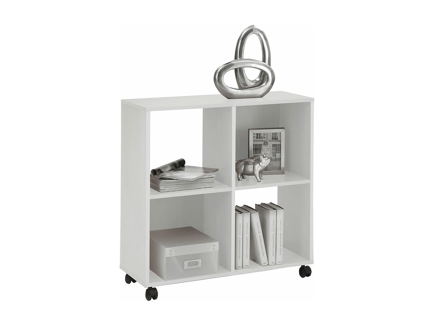 Table/étagère Sur Roulettes Avec Plateau Carrelage - 88 Cm - Fabriqué Main Espagne
