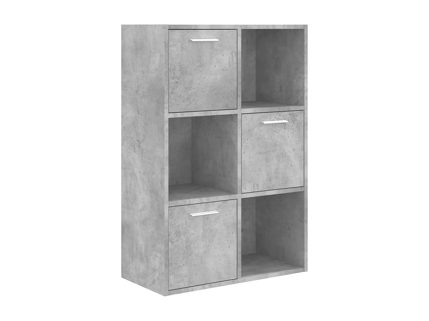 Armoire de rangement Gris béton 60x29,5x90 cm Aggloméré