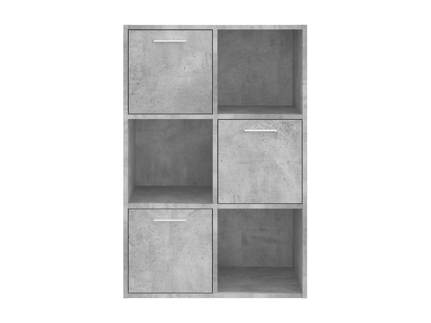 Armoire de rangement Gris béton 60x29,5x90 cm Aggloméré