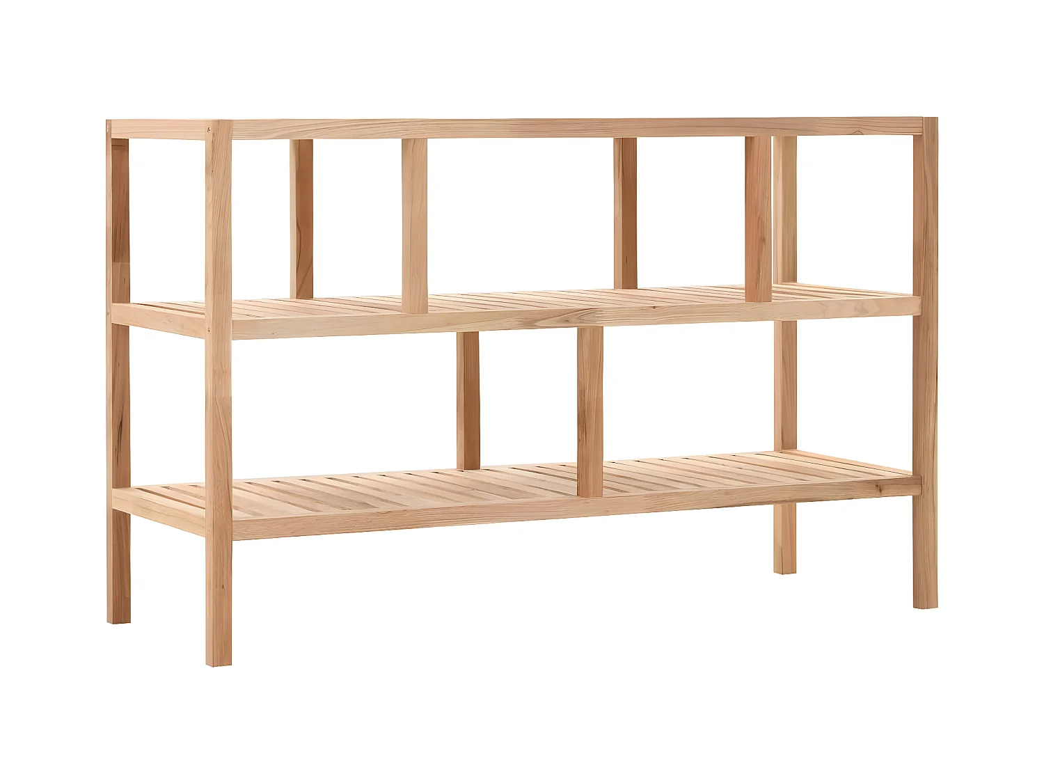 Étagère de salle de bain Bois de noyer massif 100 x 40 x 65 cm