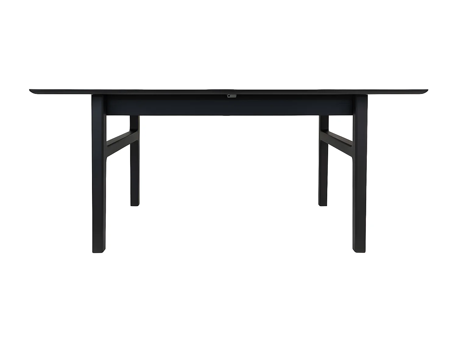 Table à Manger Extensible "Butterfly" 180-220cm Noir
