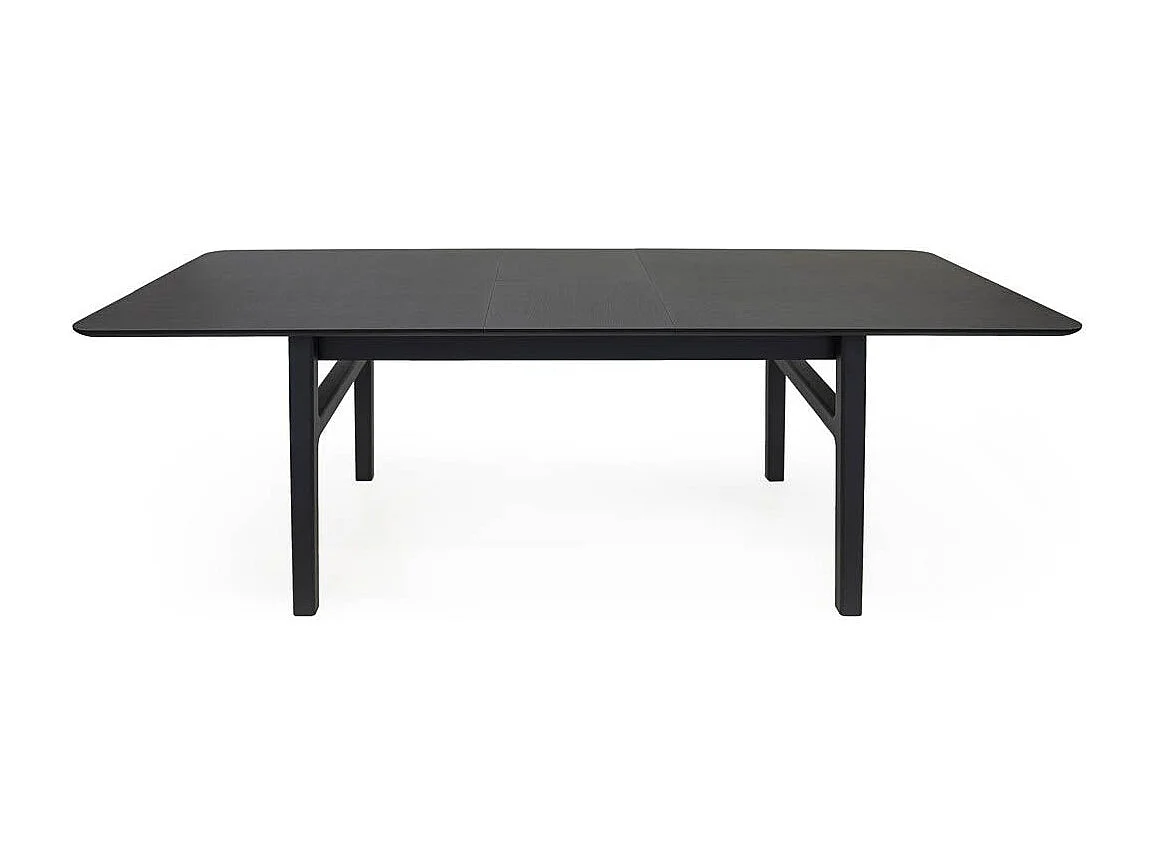 Table à Manger Extensible "Butterfly" 180-220cm Noir