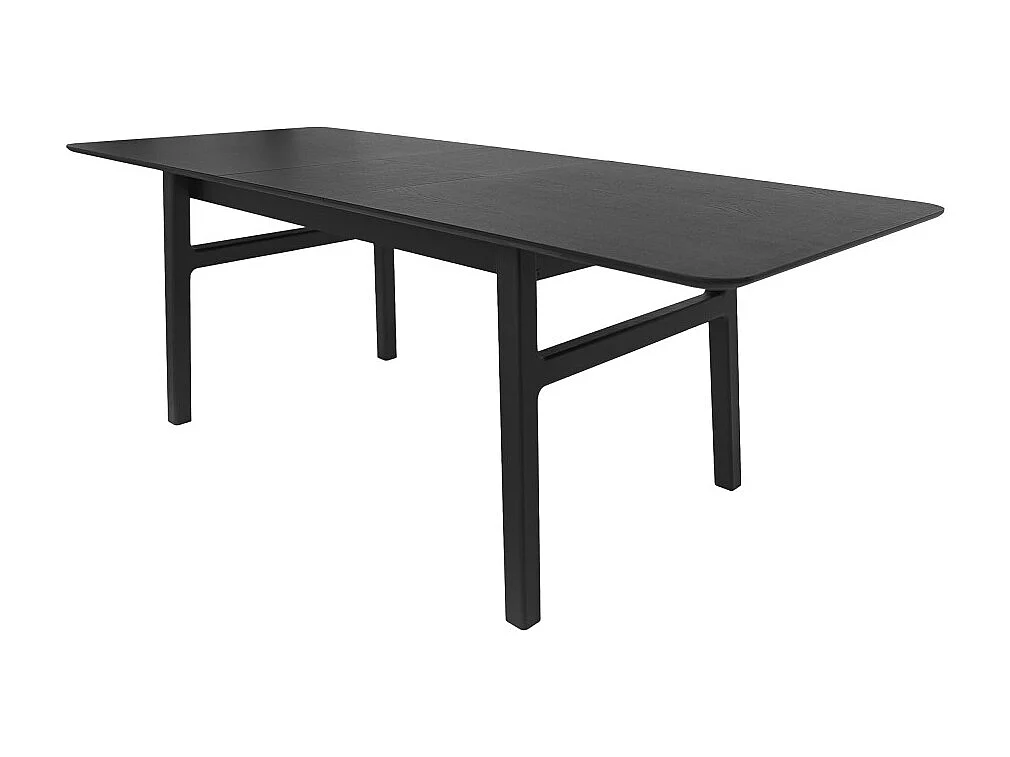 Table à Manger Extensible "Butterfly" 180-220cm Noir