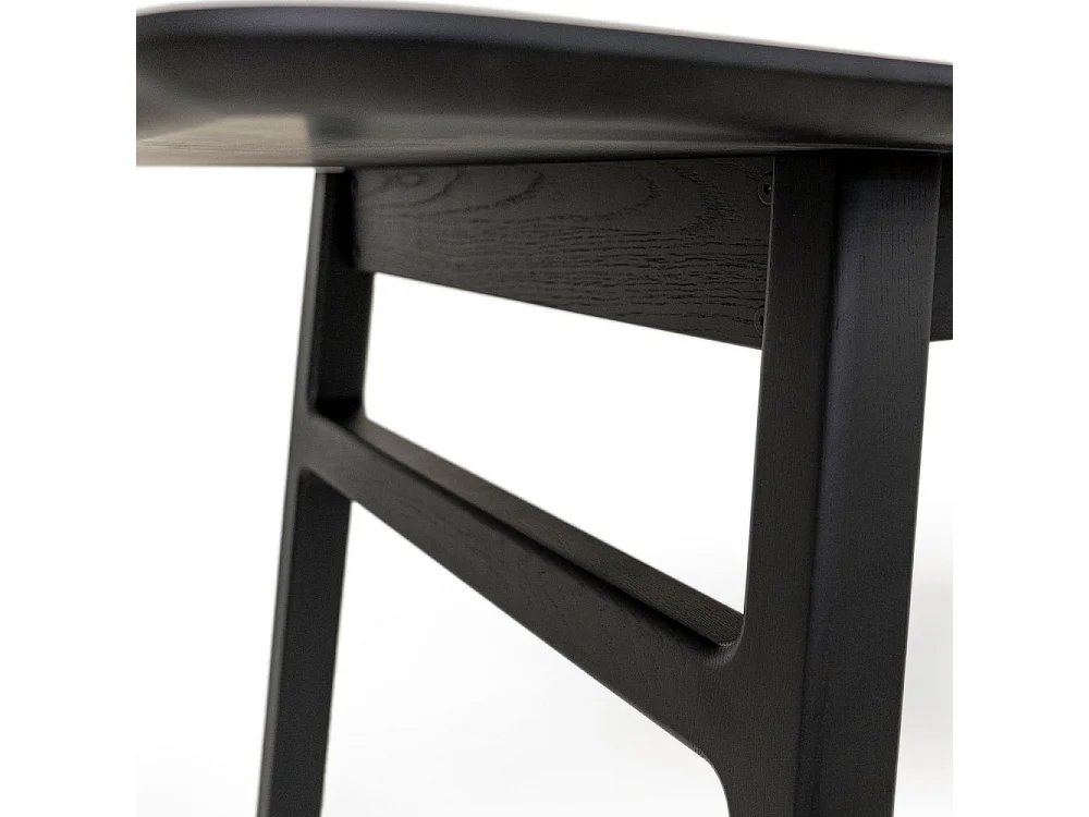 Table à Manger Extensible "Butterfly" 180-220cm Noir