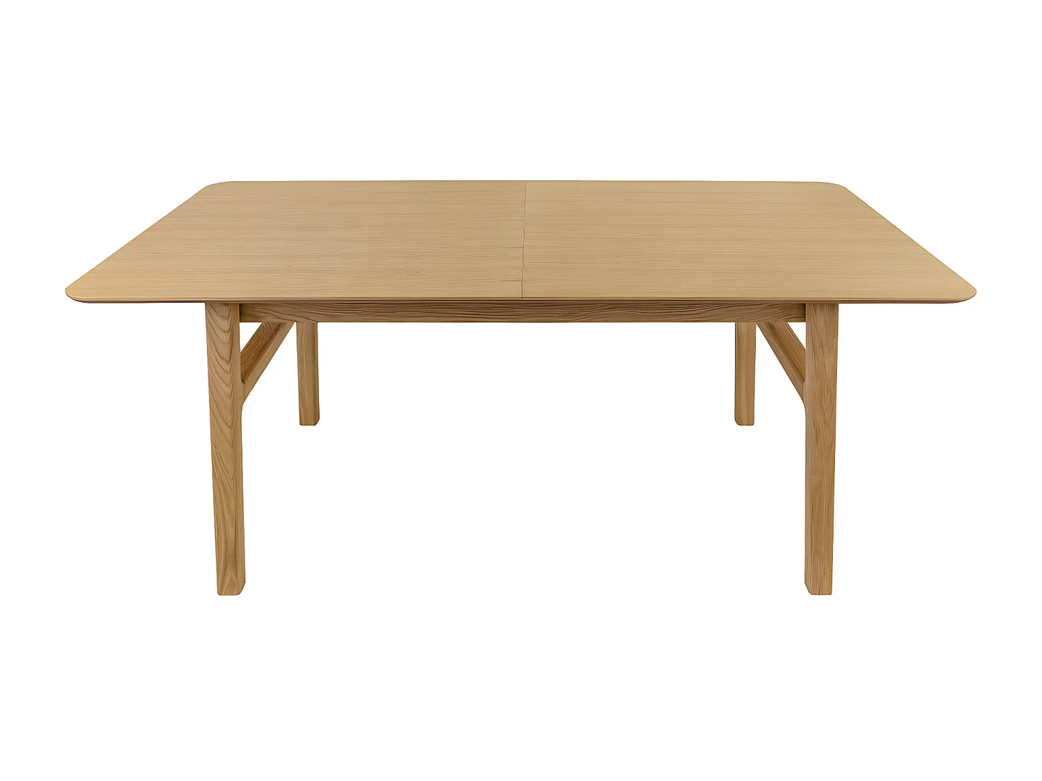 Table à Manger Extensible "Butterfly" 180-220cm Chêne