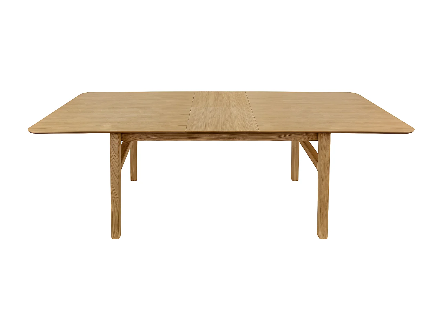 Table à Manger Extensible "Butterfly" 180-220cm Chêne