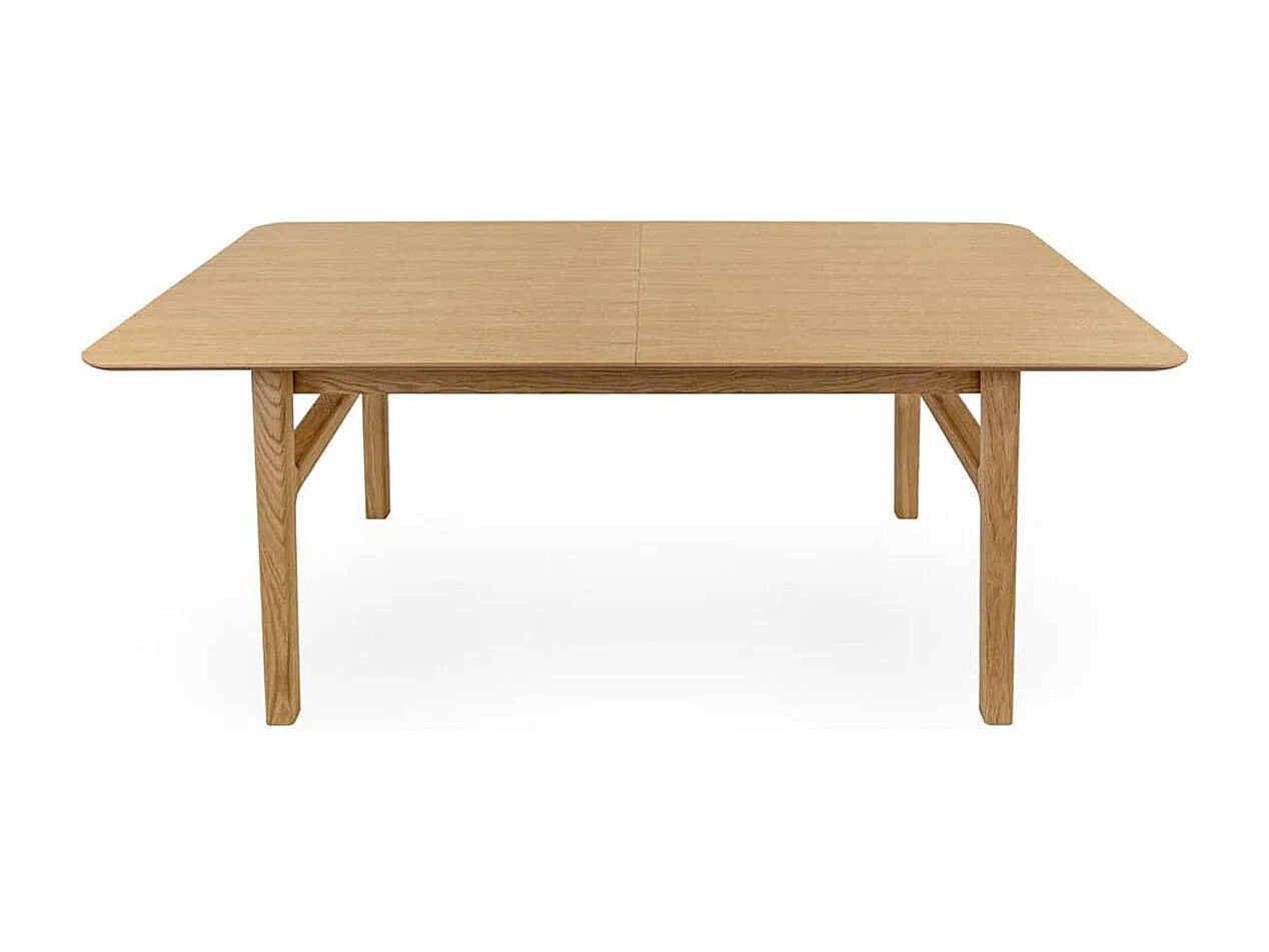 Table à Manger Extensible "Butterfly" 180-220cm Chêne