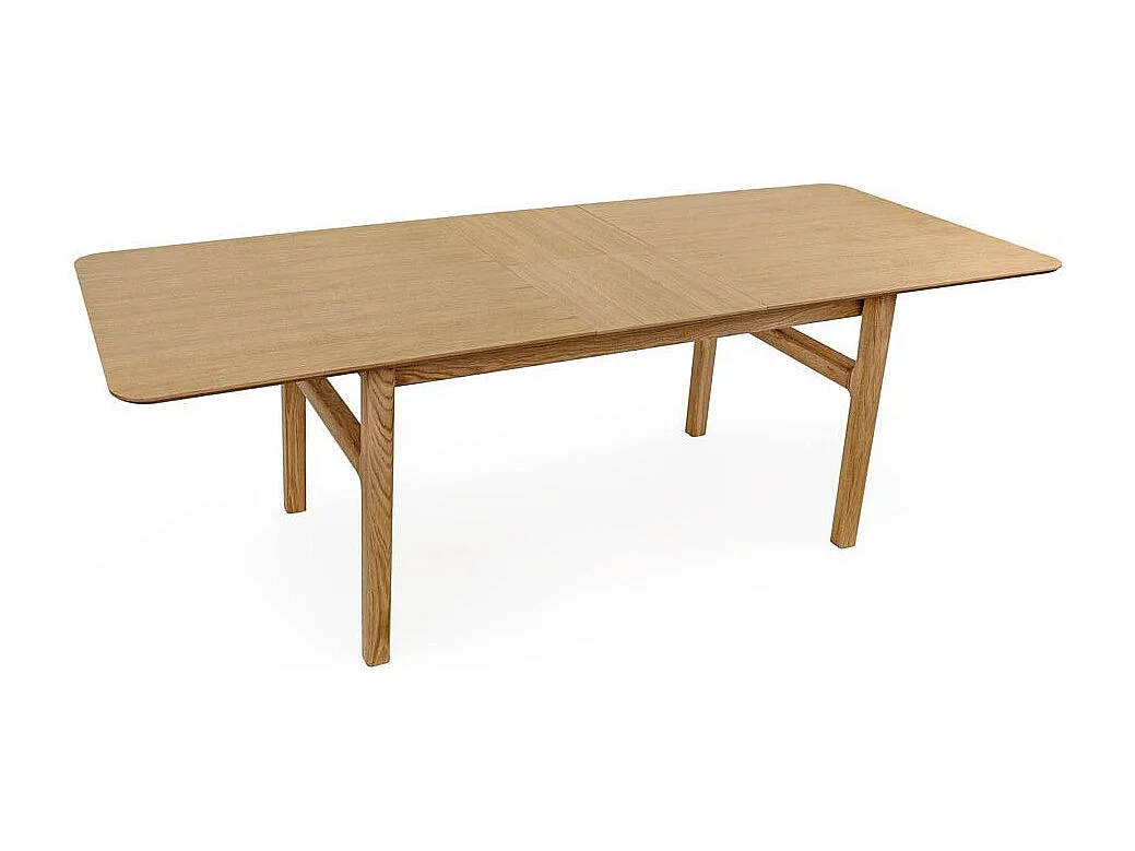 Table à Manger Extensible "Butterfly" 180-220cm Chêne