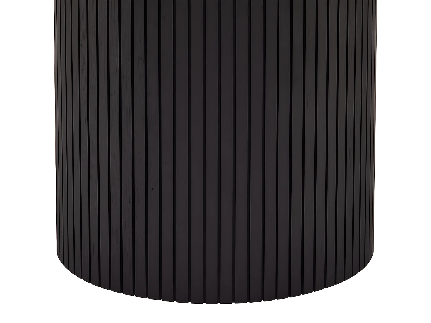 Toscana - Table à manger extensible 4 à 6 personnes en bois ø120-160x120cm - Noir