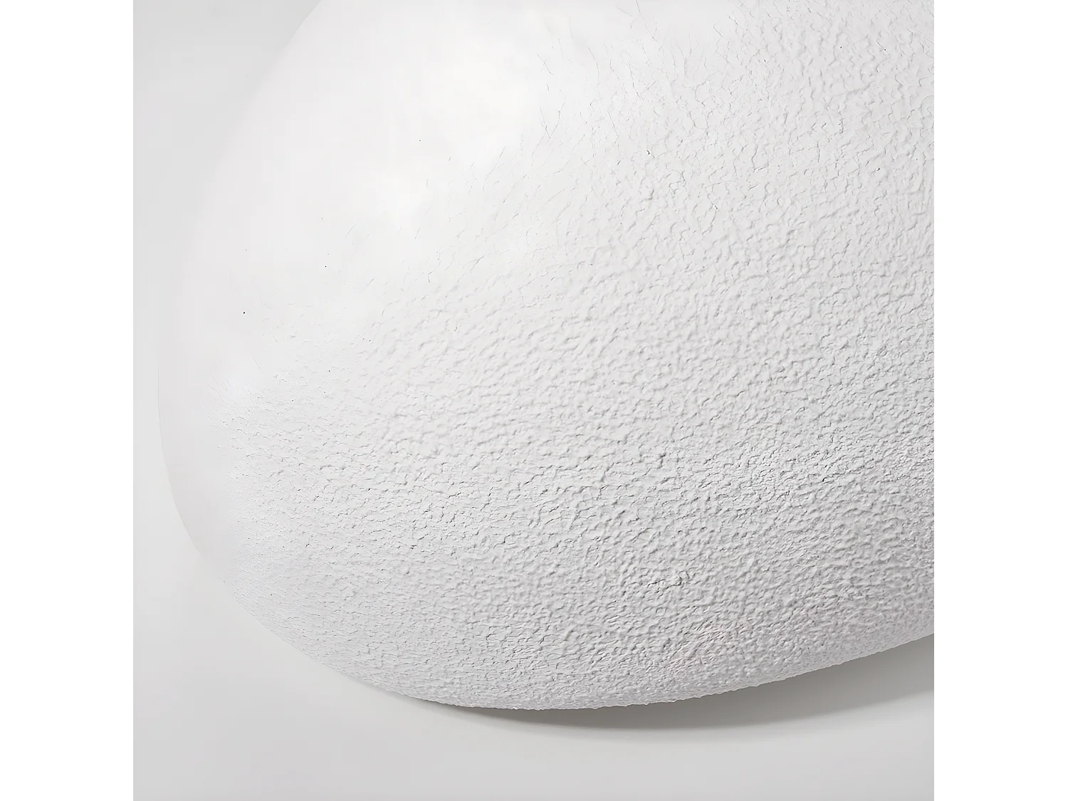 Lustre polyester suspension géométrique scandinave 60x35cm