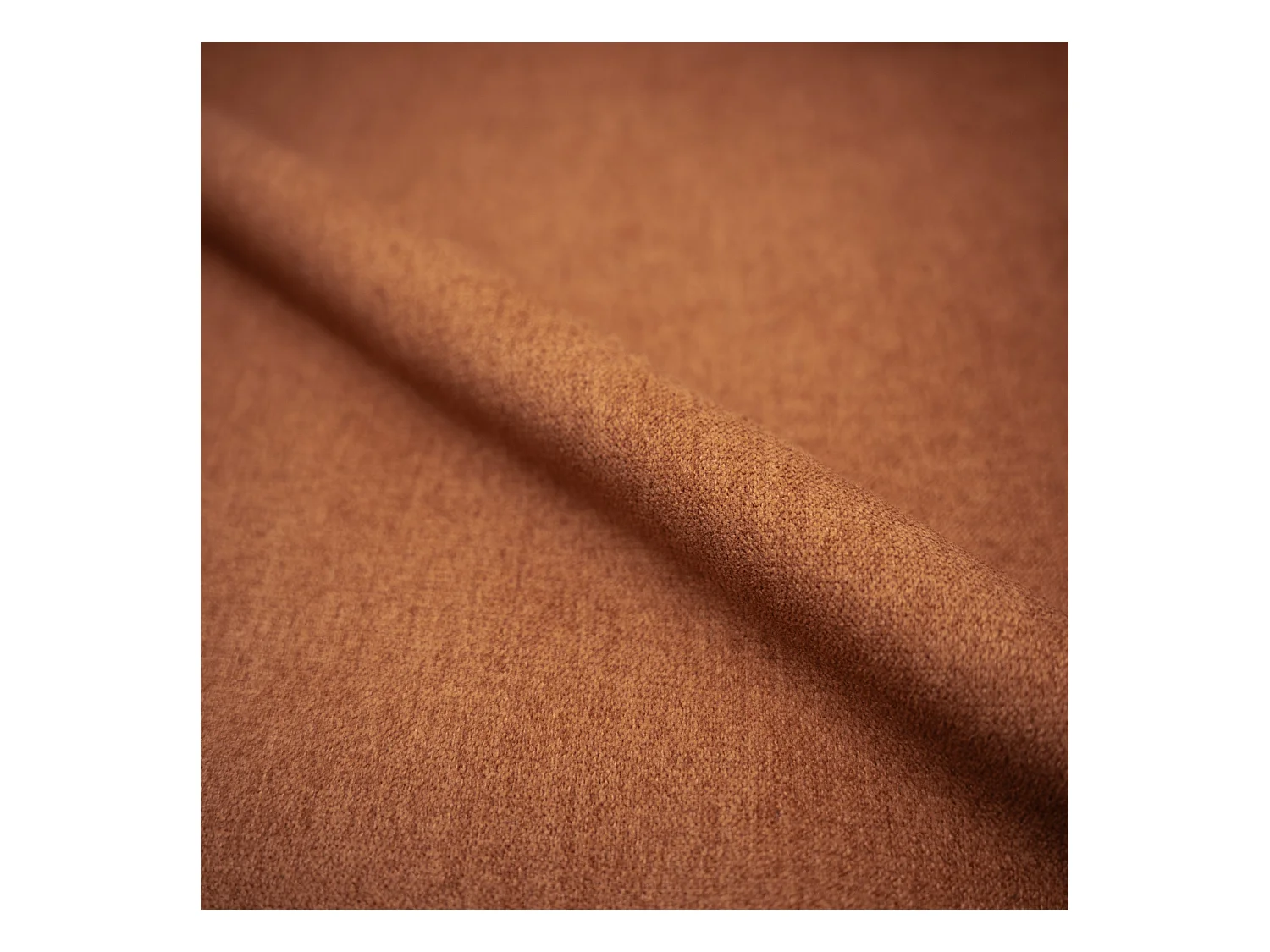 Set di 2 sedie da bar in tessuto terracotta 65 cm - Alba