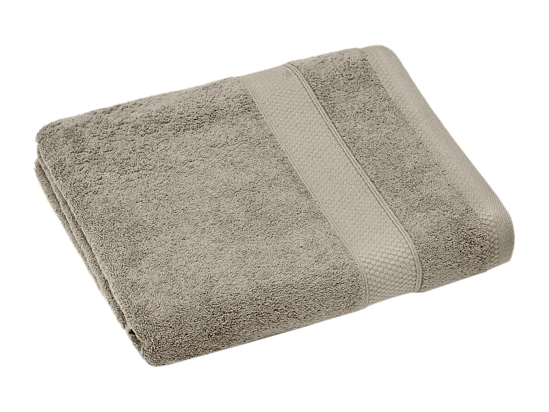 Serviette de toilette coton 550 g/m2 50x90 cm NAÏA beige Chanvre
