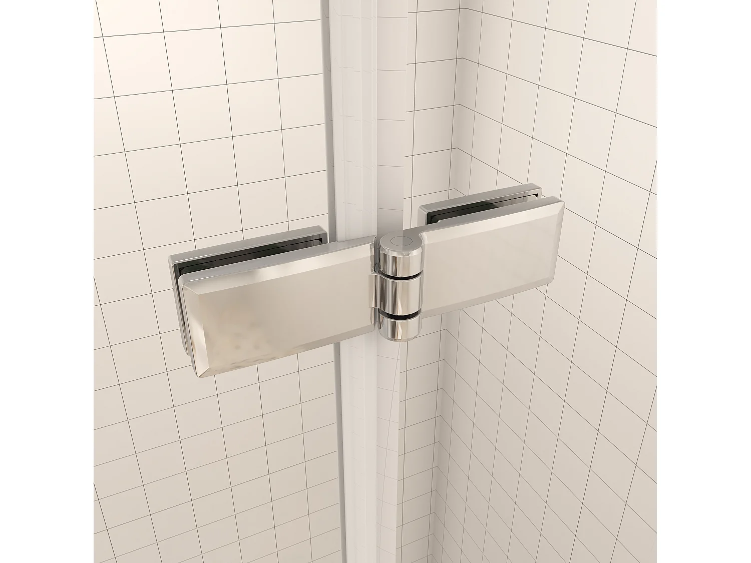 70x195cm Faltbar+drehbar Nano ESG Glas Duschwand Duschtür Duschabtrennung Dusche