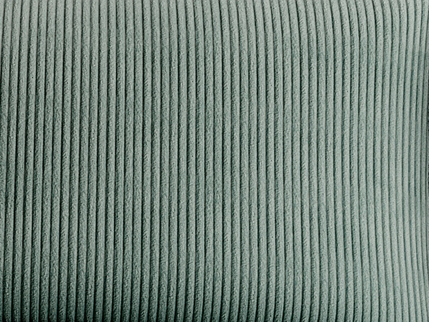 Canapé d'angle droit en velours côtelé vert sapin AMELIA