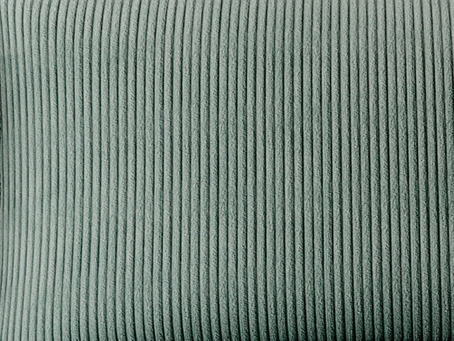 Ecksofa - Ecke links - Cord - Grün - Tannengrün - AMELIA