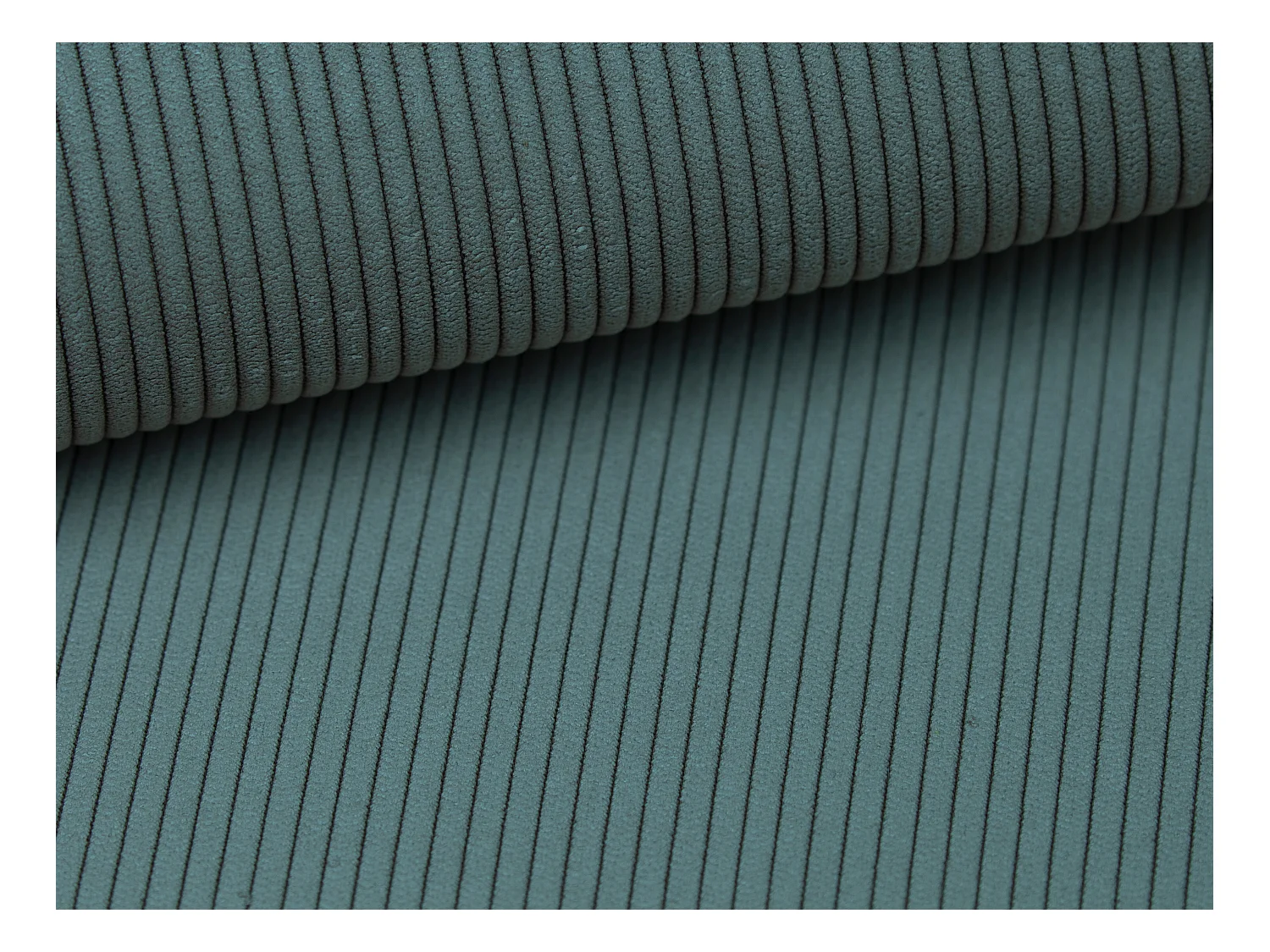 Hocker - Feincord - Blau - TEODORA