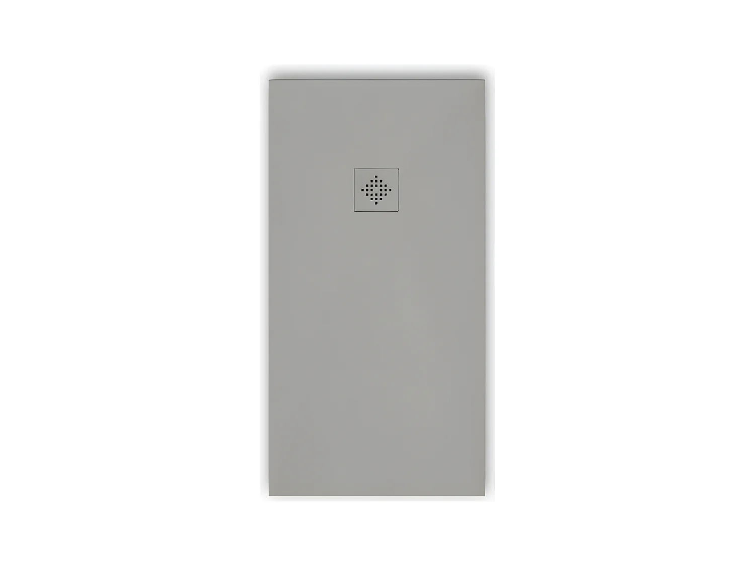 Plato de ducha pizarra PURE GRIS  80x90 cm rejilla color
