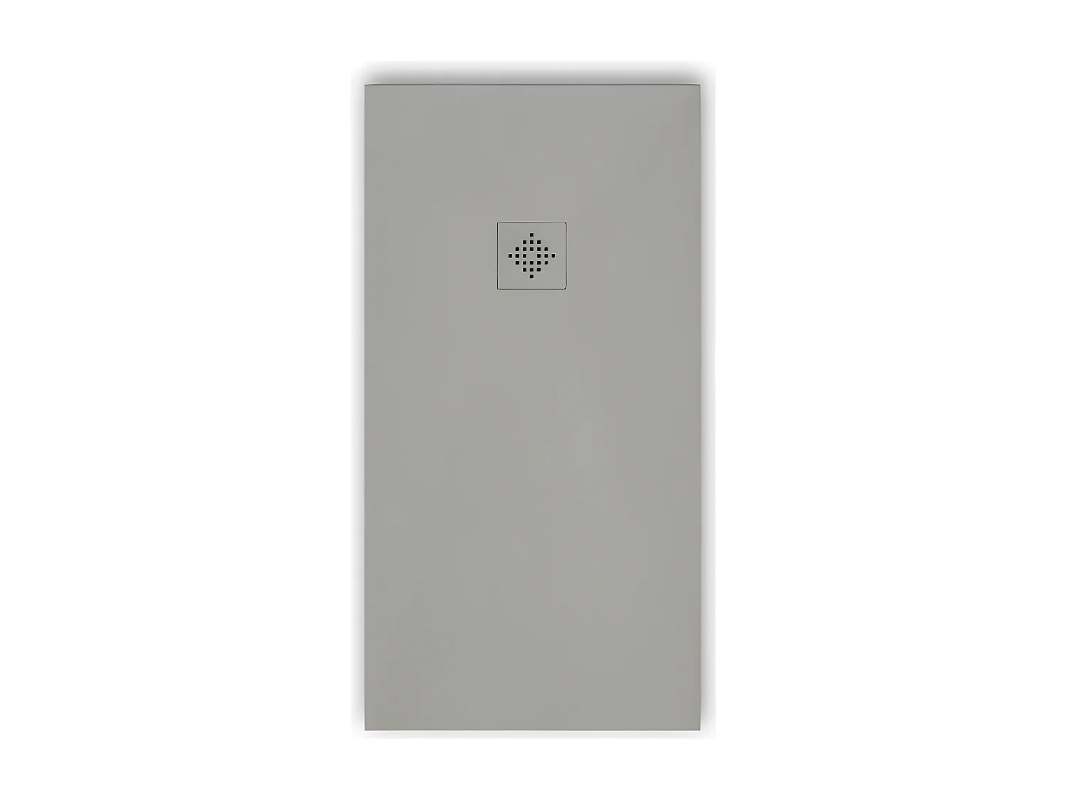 Piatto doccia ultrasottile 70 x 140 cm PURE in resina finitura ardesia grigio