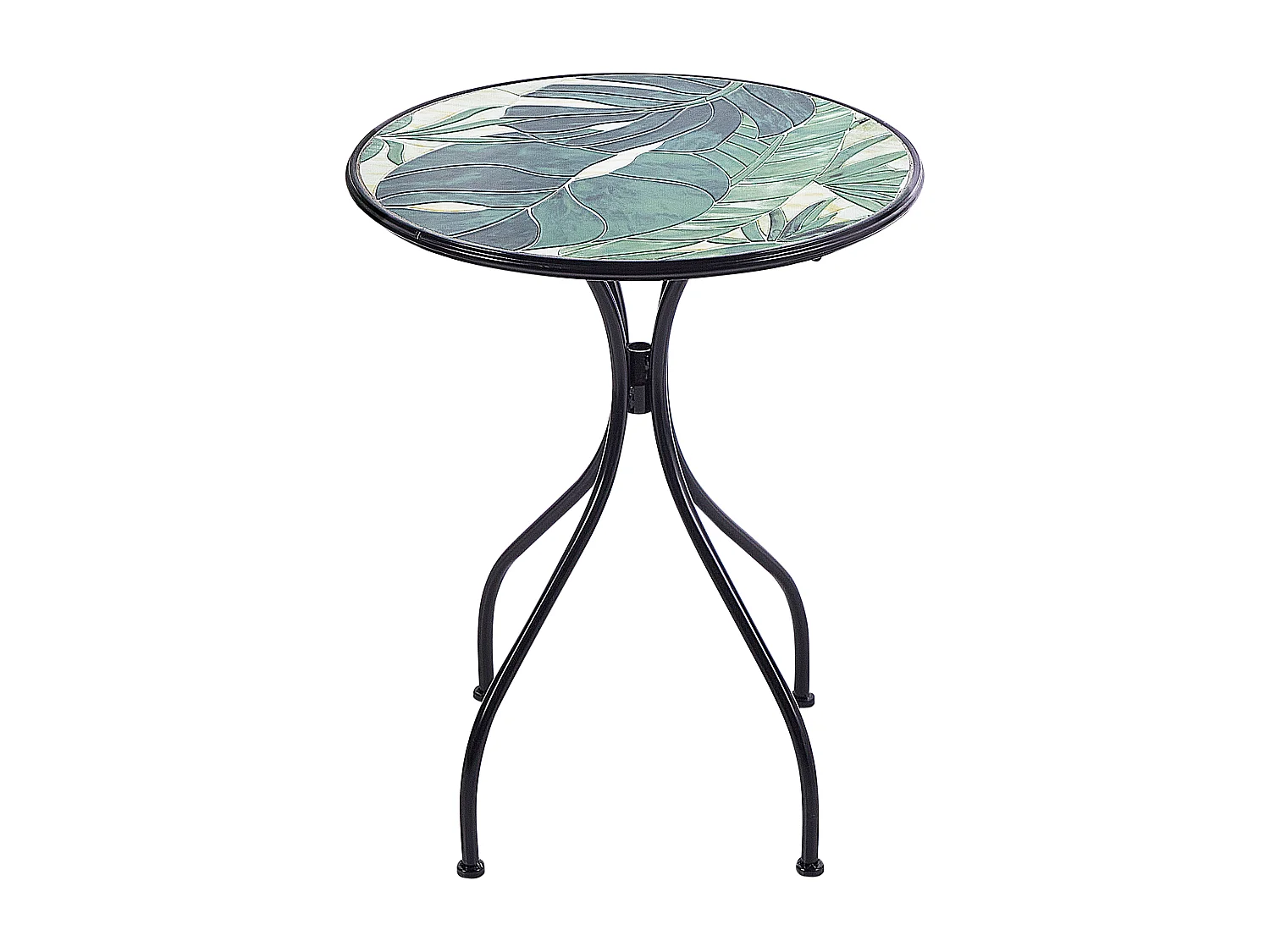 Stolik bistro COZZANA 60 cm 60 cm Metal Czarny