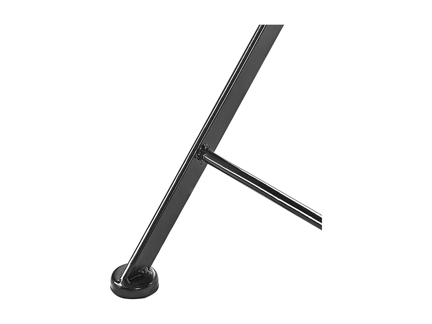 Lot de 2 chaises de jardin CAMPRENA Métal Noir